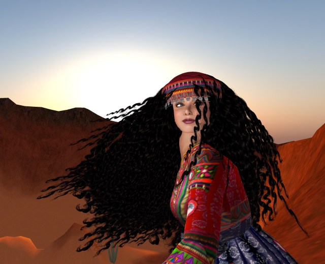 "She was the gazelle of the hills..."