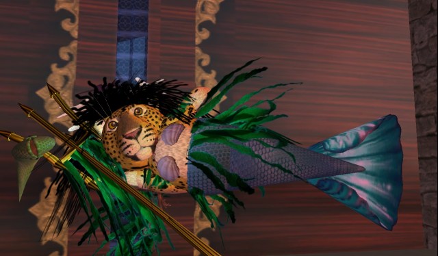 Even leopards have mermaid fantasies