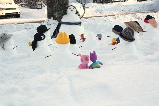 mittens in muffled applause.. "Thank you all for coming to my reading..."