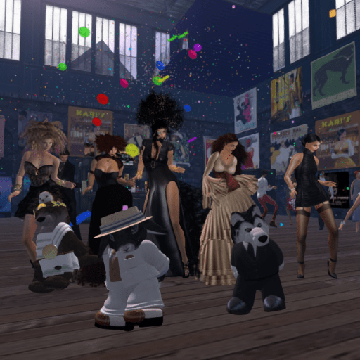 Great shot! We look like some surreal musical:) (photo by D. Innis)