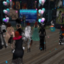 Doctor Avalon's eye on the party