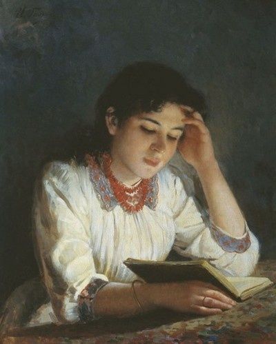 woman-reading-a-book-painting-artwork