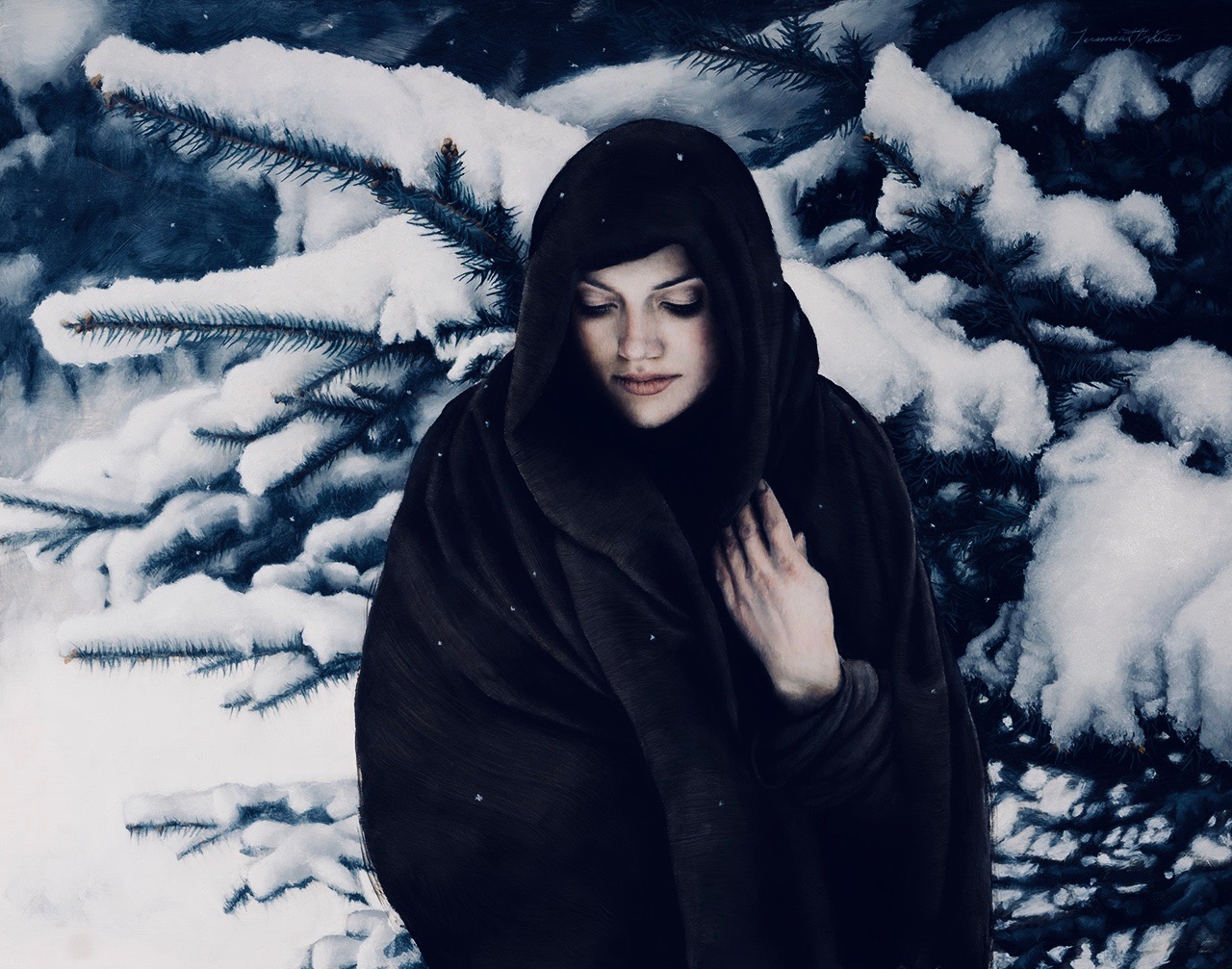 Adriana – Oil on Panel | Artist Jeremiah J. White